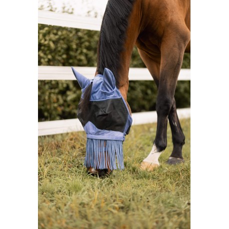 FLY MASK HORZE AVEC FRANGES SUR LE NEZ B